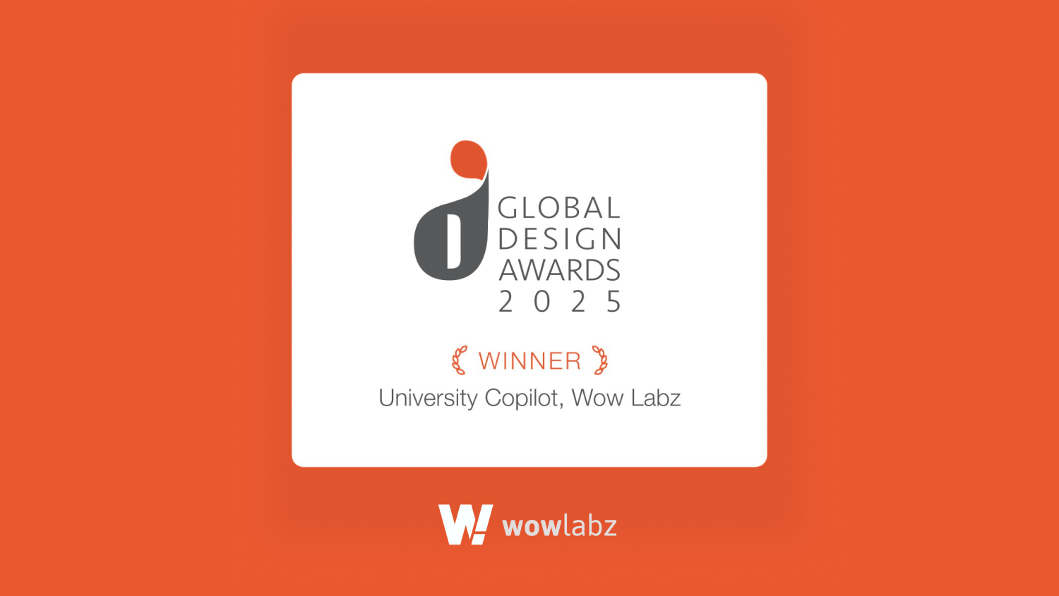 Global Design Awards - Wow Labz