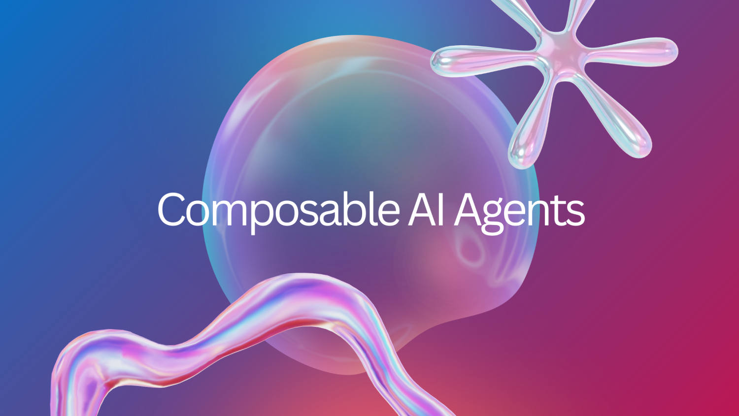 Composable AI agents