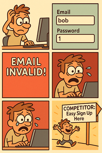 Email Valid, Invalid